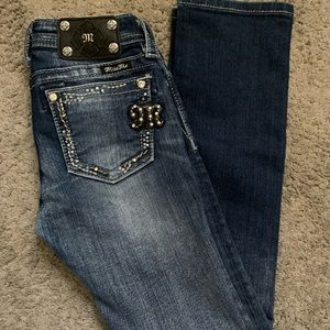 Girl’s Straight Leg Miss Me Jeans